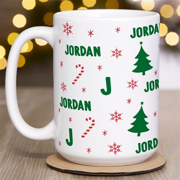 Festive Icons Personalized Coffee Mug - 52321