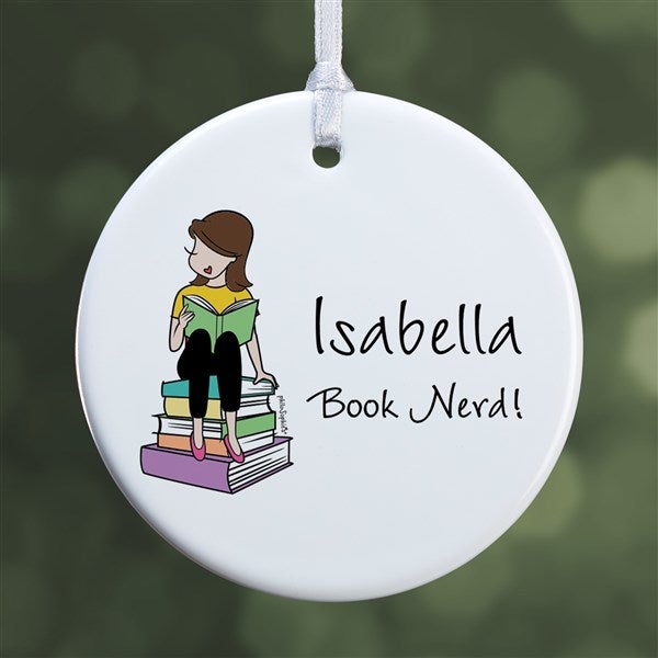 Book Lover philoSophie&#39;s® Personalized Ornament - 52454