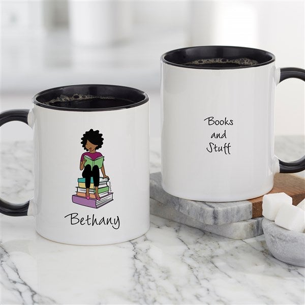 Book Lover philoSophie&#39;s® Personalized Coffee Mugs - 52456