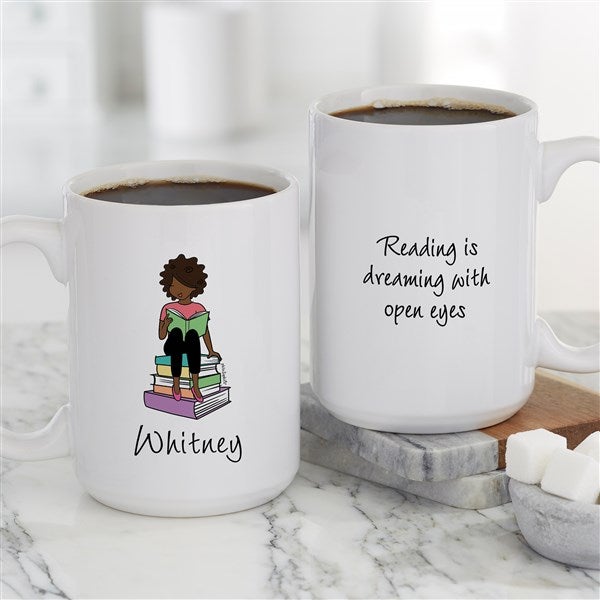 Book Lover philoSophie&#39;s® Personalized Coffee Mugs - 52456