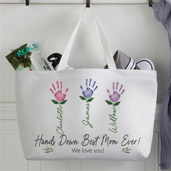 Handprint Art Personalized Tote Bag - 52591