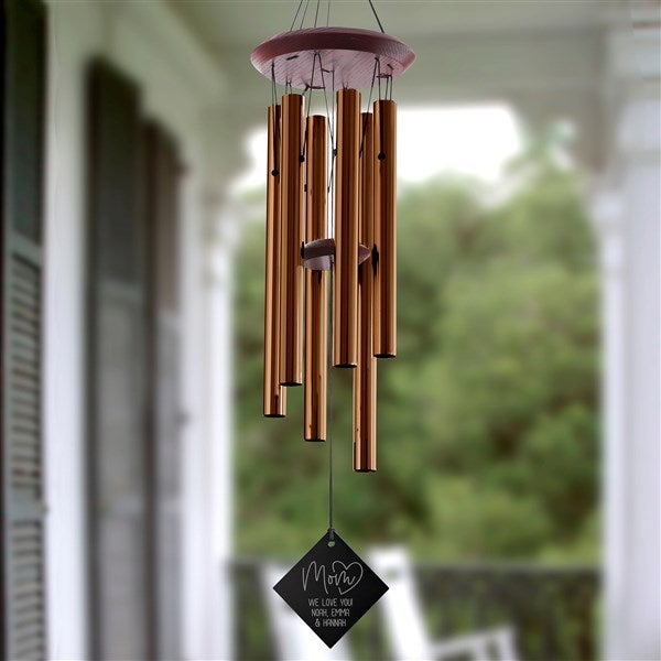 Harmony of Her Heart Personalized Wind Chimes  - 52614