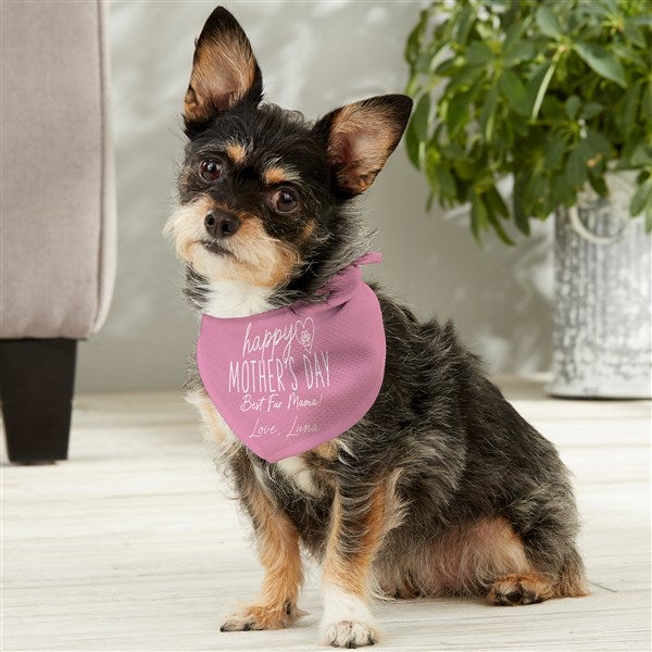 Happy Mother&#39;s Day Personalized Dog Bandana - 52615