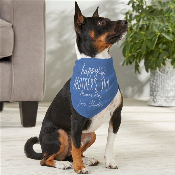 Happy Mother&#39;s Day Personalized Dog Bandana - 52615