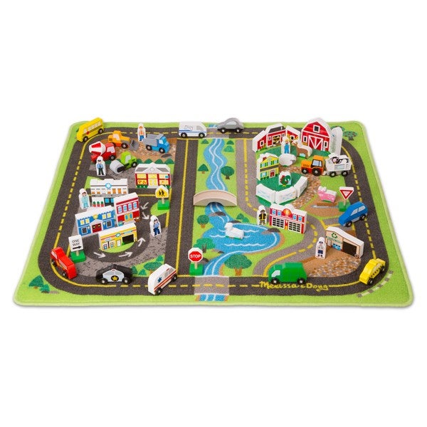 Melissa & Doug® Deluxe Road Rug Play Set - 52680D