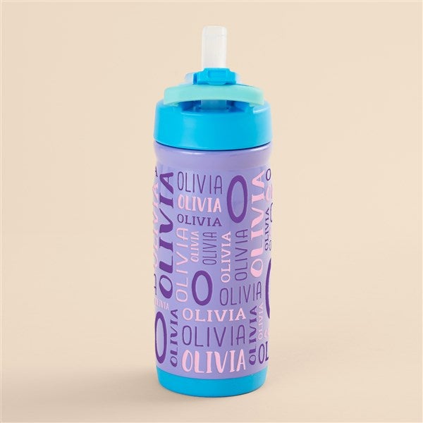 Name & Initial Personalized Kids Insulated Water Bottles - 14oz - 52690