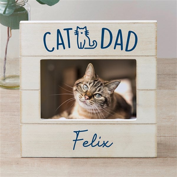 Cat Parent Personalized Shiplap Frame - 52854