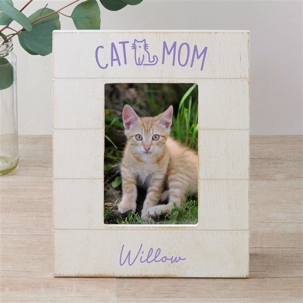 Cat Parent Personalized Shiplap Frame - 52854