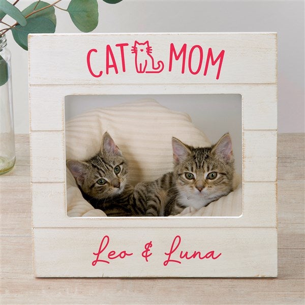 Cat Parent Personalized Shiplap Frame - 52854