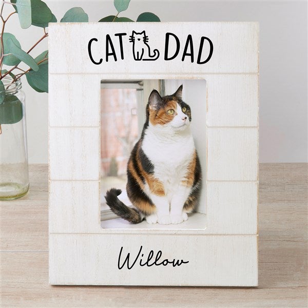 Cat Parent Personalized Shiplap Frame - 52854