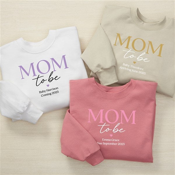 Mom To Be Personalized Hanes® Adult Sweatshirt - 52977