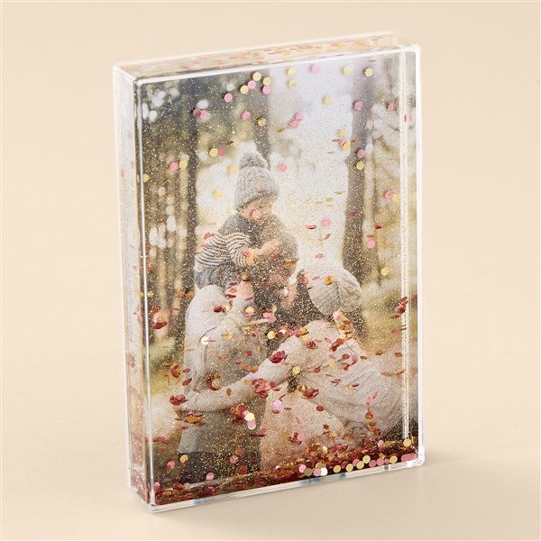 Cherished Memories Personalized 4x6 Photo Glitter Block - 52991