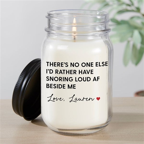 Playful Romance Personalized Farmhouse Candle Jar  - 53133