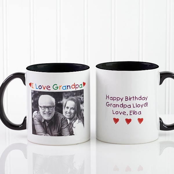 Loving You Personalized Photo Message Ceramic Coffee Mug - 5841