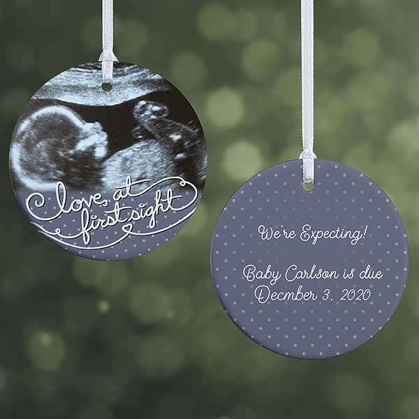 christmas ornament expecting baby