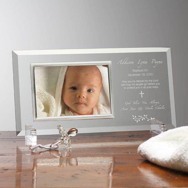 glass christening gifts