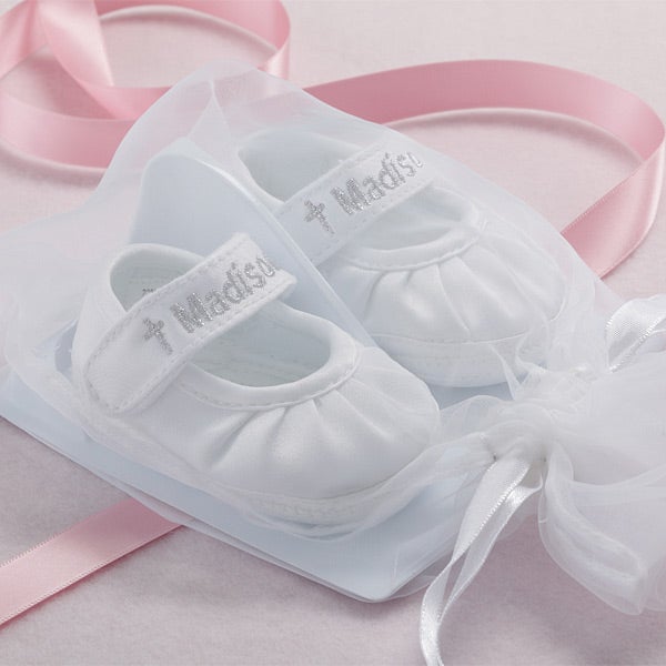 personalized christening shoes