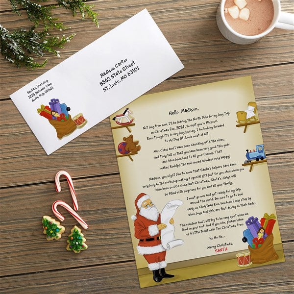 Personalized Letter from Santa Claus - Santa's Workshop