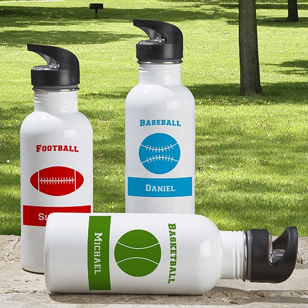 Soccer Personalized Water Bottle Girls, Personalized Soccer Gifts for  Girls, Cute Waterbottles Personalized Gift for Kids, 20 Oz Aluminum 