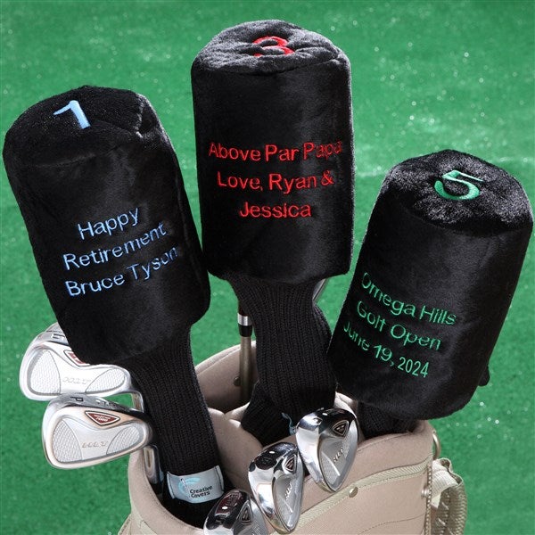 Personalized Golf Club Covers for Golfers