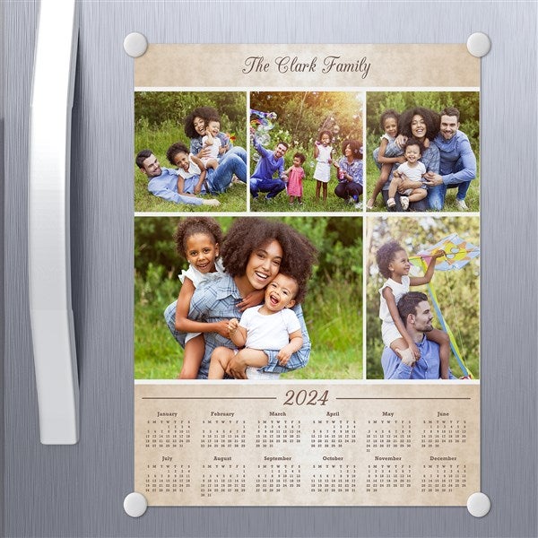 Photo Collage Personalized Calendar Poster - 6503