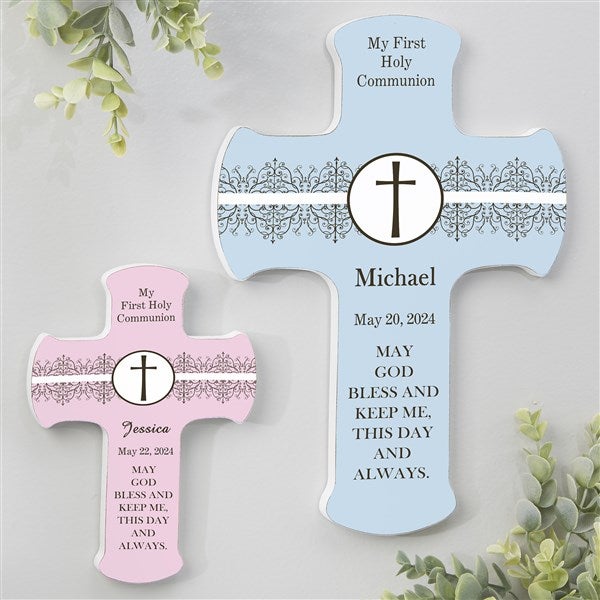 First Holy Communion Personalized Wall Cross