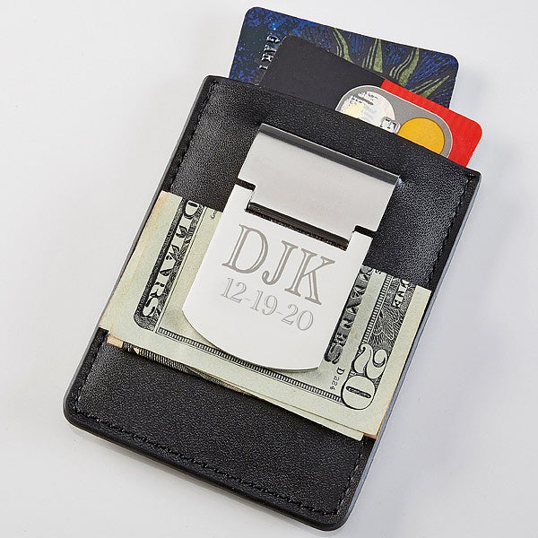 money clip credit card holder