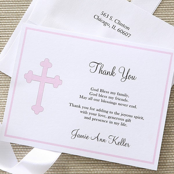 personal thank you letters for gifts