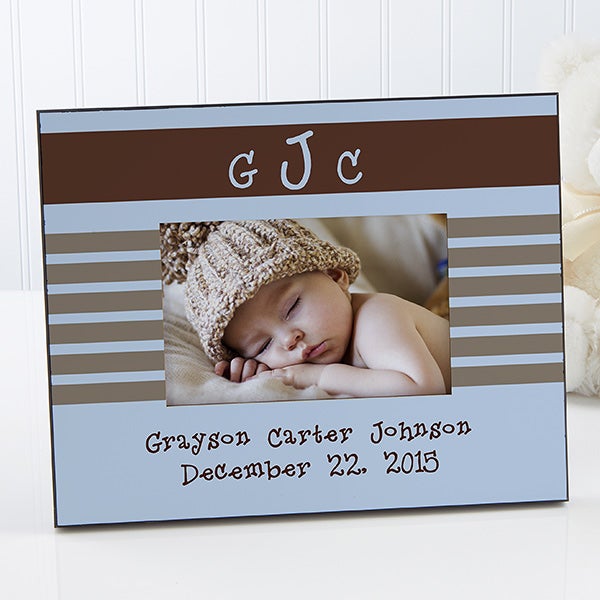 6916   Monogram© Personalized Baby Frame 