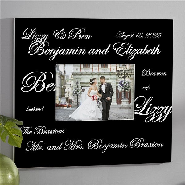 Personalized Wedding Picture Frames - Mr and Mrs Collection - 7035