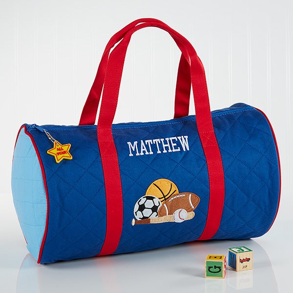Boys Personalized Sports Duffel Bag 