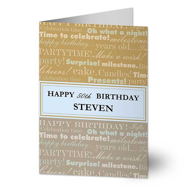 happy birthday card for him