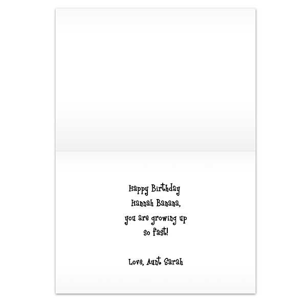 Personalized Birthday Cards for Girls - Baby's First Birthday