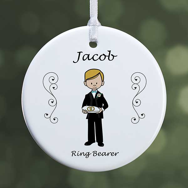 Personalized Wedding Party Ornaments - 7528