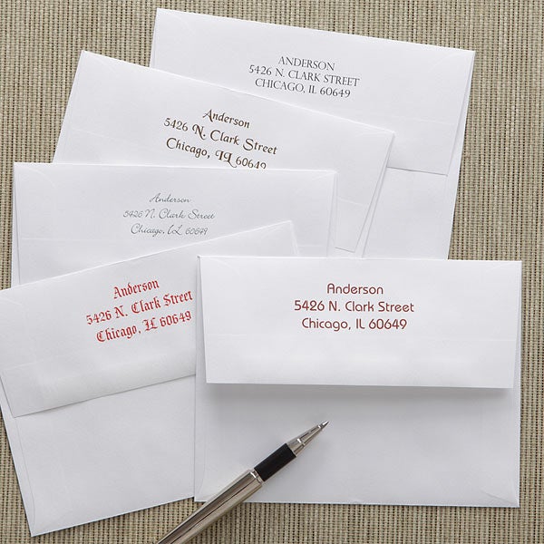 A2 Black Envelopes  4 3/8 X 5 3/4 Size Envelopes