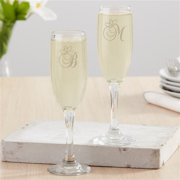 Personalized Toasting Flutes