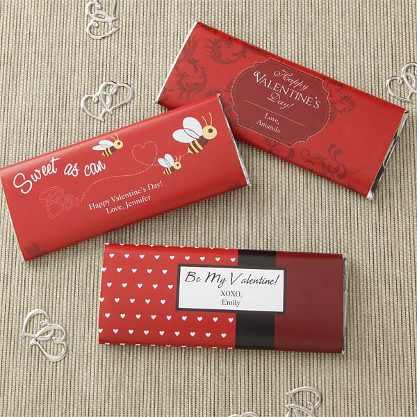Personalized Candy Bar Wrappers - Be My Valentine - 7983
