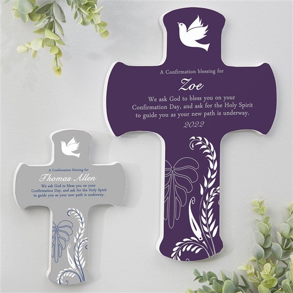 Confirmation Gifts - Personalized Wall Cross Keepsake