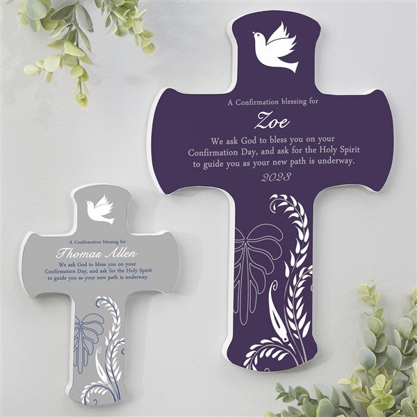 A Confirmation Blessing Personalized 7-inch Wall Cross