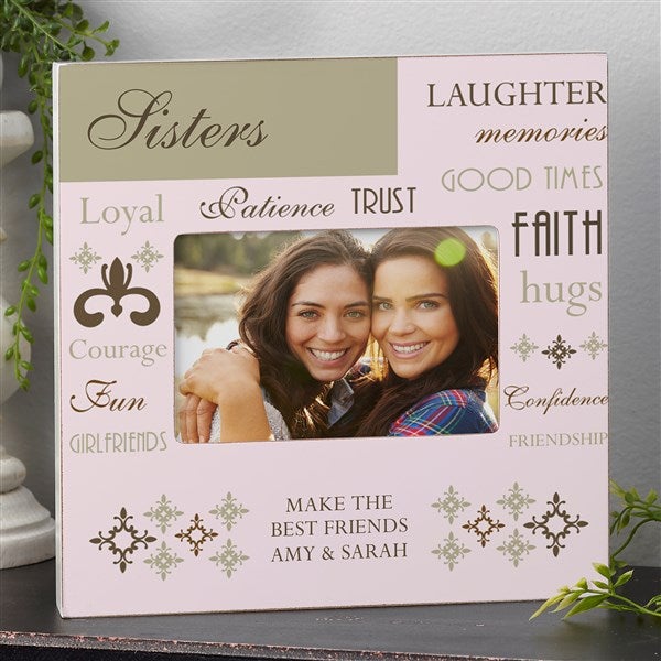 What Girlfriends Mean Personalized Picture Frame 4x6 Box  Personalized  picture frames, Personalised frames, Personalised