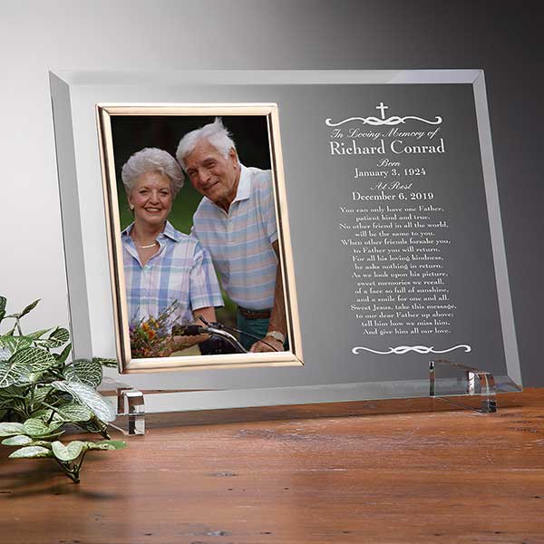 Crystal Photo Customized, Crystal Picture Frame Personalized Gifts, Wedding  Birthday Gifts For Women, Men, Couple, Anniversary Memorial Christmas