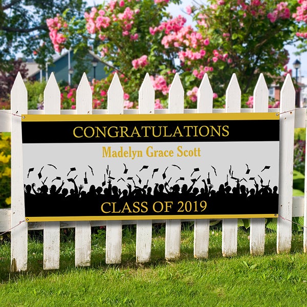 Personalized Graduation Banners - Congratulations