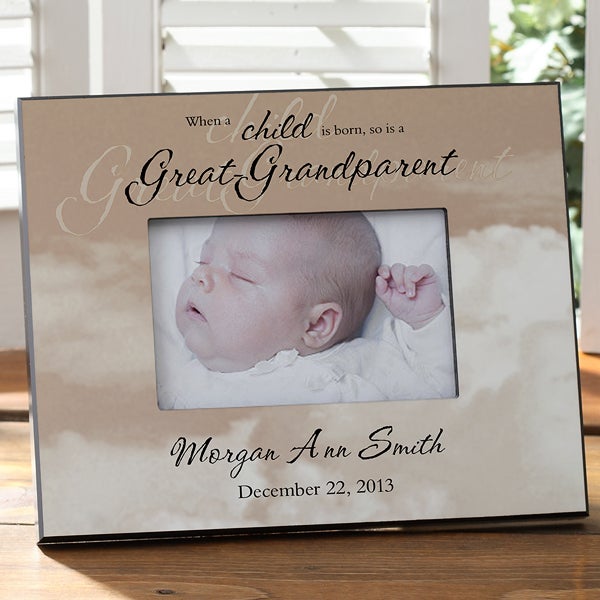 8721   A Great Grandparent Is Born Picture Frame 