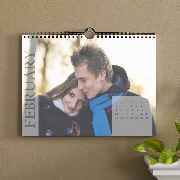 Personalized Photo Calendars - 12 Month Wall Calendar