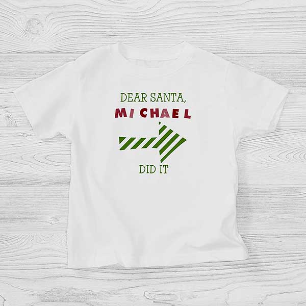 Personalized Christmas Clothes - Dear Santa - 9427