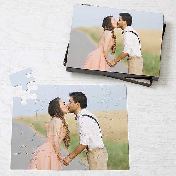 Personalized Photo Jigsaw Puzzle with Picture Tin - 9702