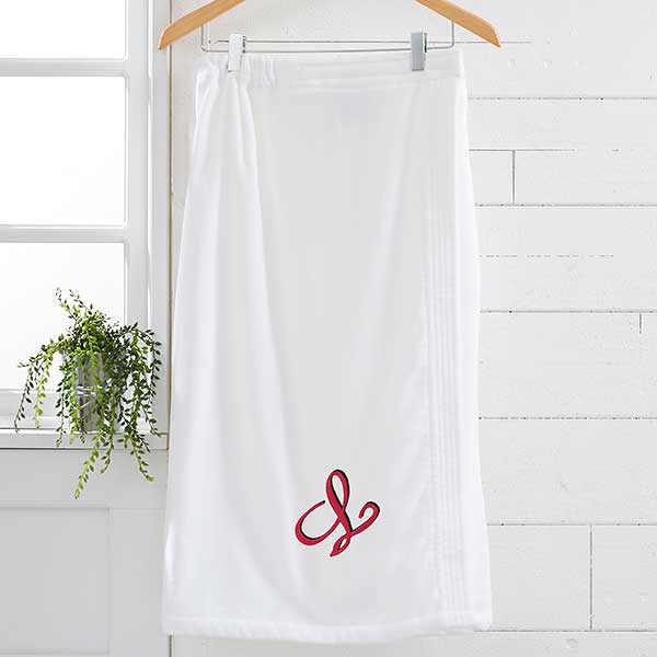 personalized bath towel wrap