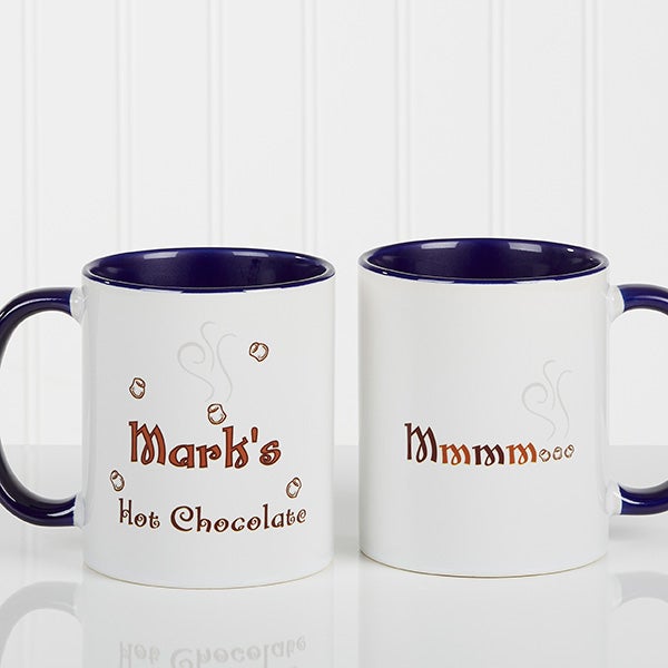 Personalized Hot Chocolate Mug Set - MMMM Good Design - 9822