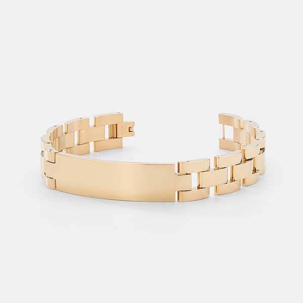 Engraved Golden ID Bracelet