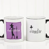 Halloween Witch Personalized Coffee Mug - 6123